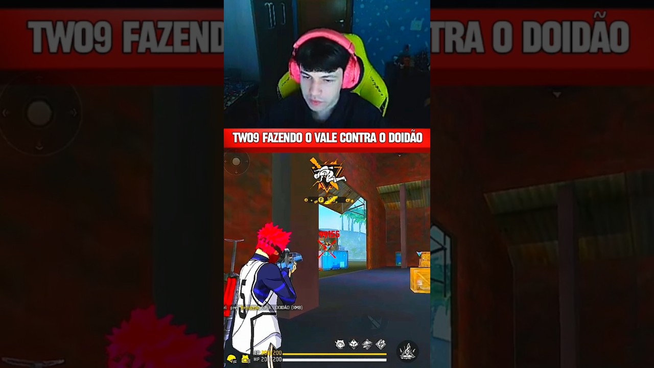 Two9 fazendo o vale contra o Doid&atilde;o #two9ff #clipsff #ffclips