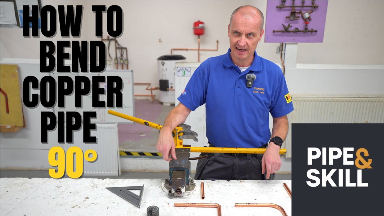 Изгибание медных труб: идеальный угол 90&deg; без перегибов | Pipe & Skill