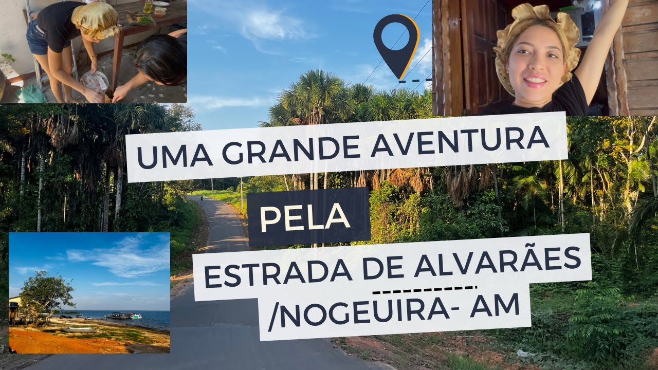 CONHEÇA UM POUCO DA ESTRADA DE ALVARÃES/ NOGUEIRA E NOSSA ROTINA 