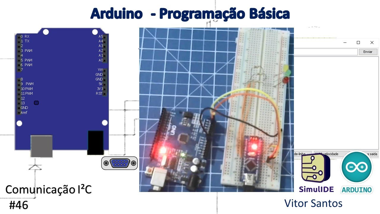 Comunicação I2C entre Arduinos
