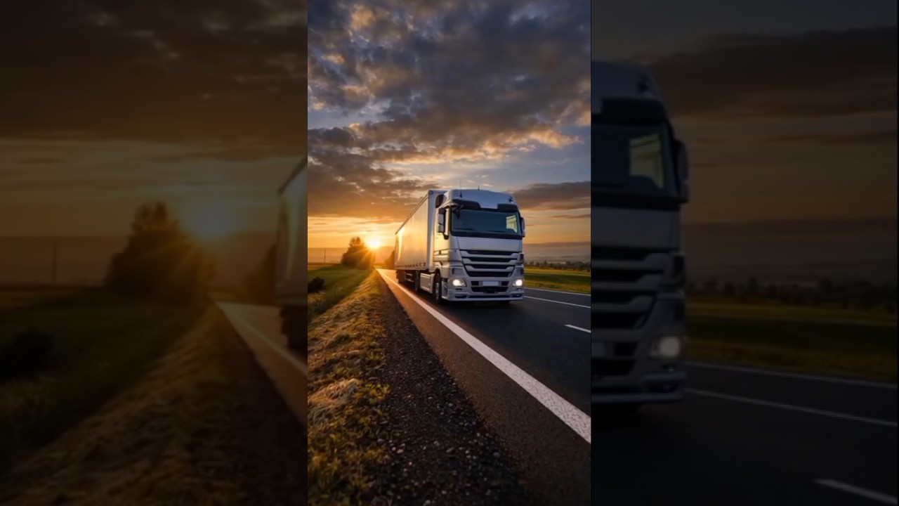 Giant Truck Speeding on the Highway, the Ending Shocks You! 