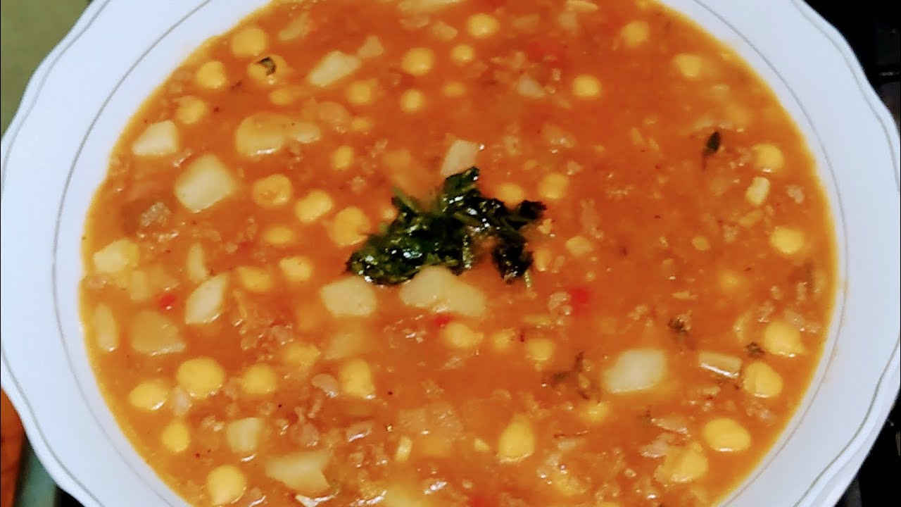Garbanzos con carne molida|Fáciles de preparar