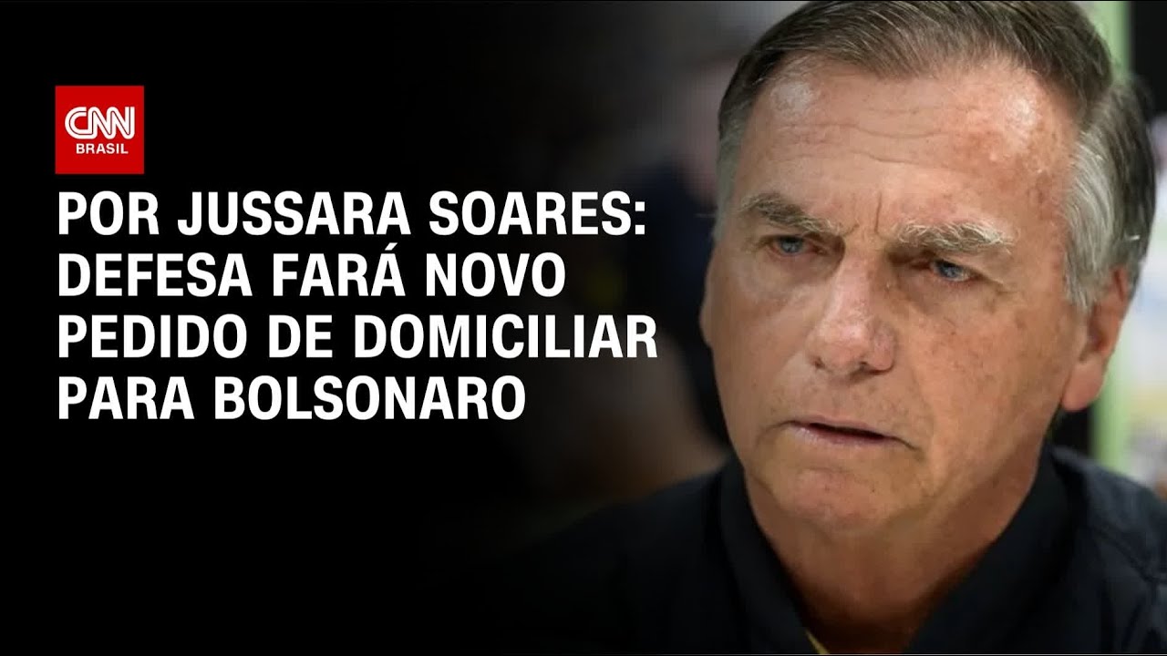 Defesa fará novo pedido de domiciliar para Bolsonaro | AGORA CNN