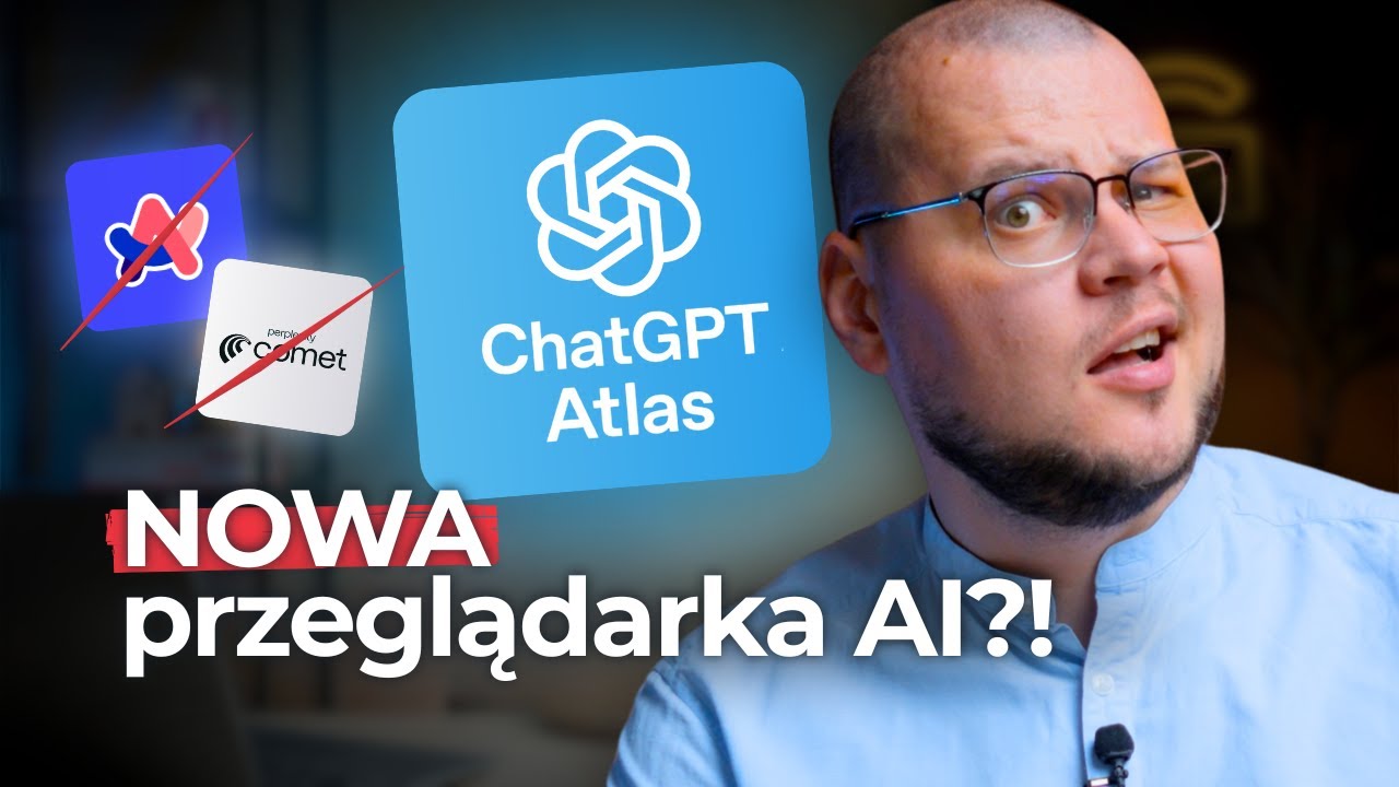 ChatGPT ATLAS - PIERWSZE WRAŻENIA !!! | Michał Barczak #OpenAI #Atlas #AIBrowser #ChatGPT