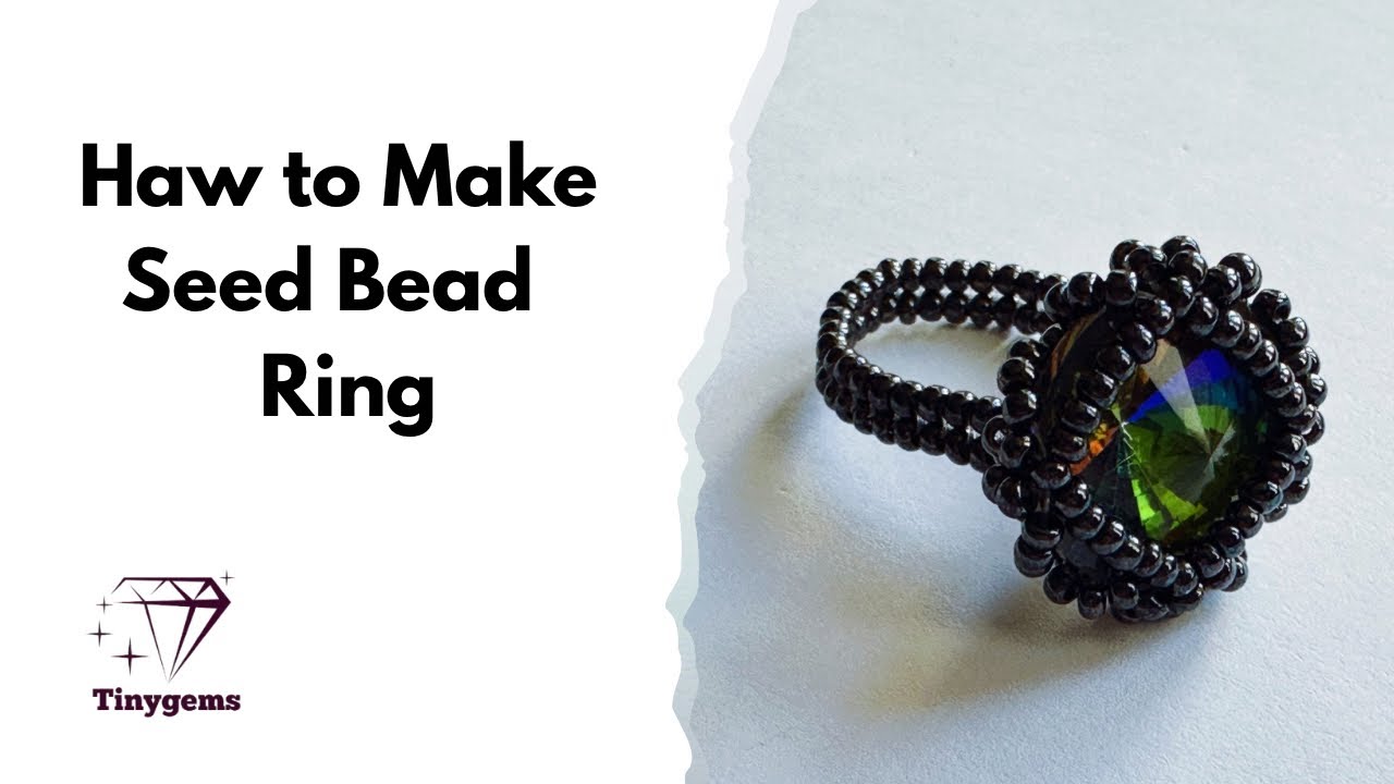 How to Make a Stone Beaded Ring 