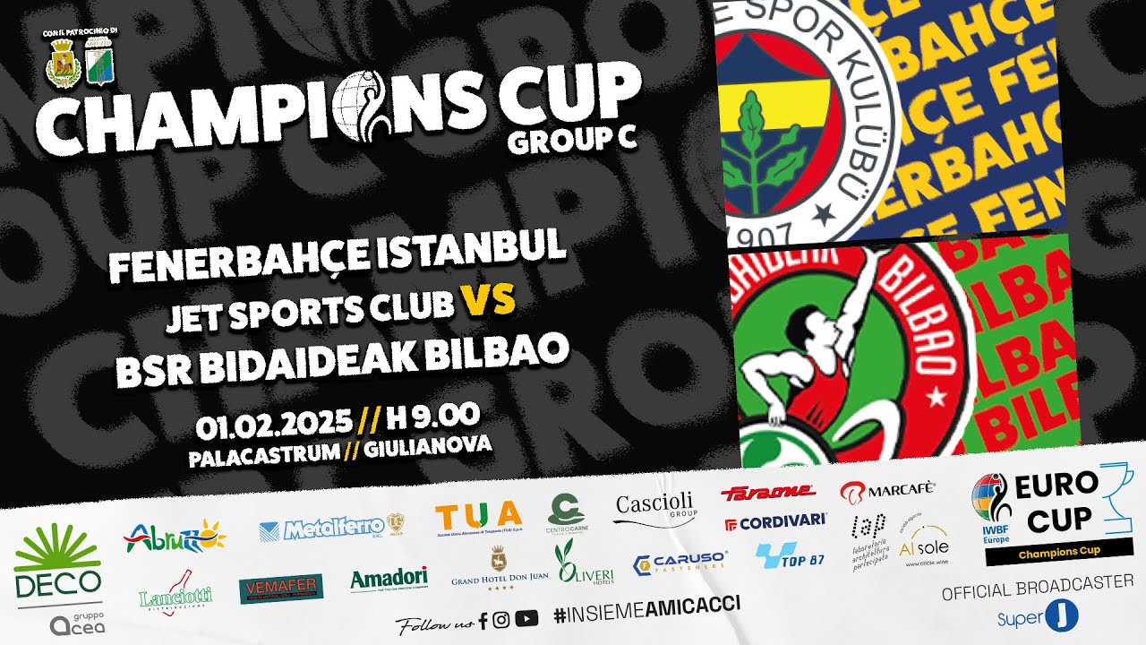 Champions Cup Group C | Fenerbahçe Istanbul Jet Sports Club vs BSR Bidaideak Bilbao