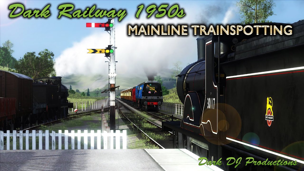 Train Sim | Dark Railway 1950s | Mainline Trainspotting