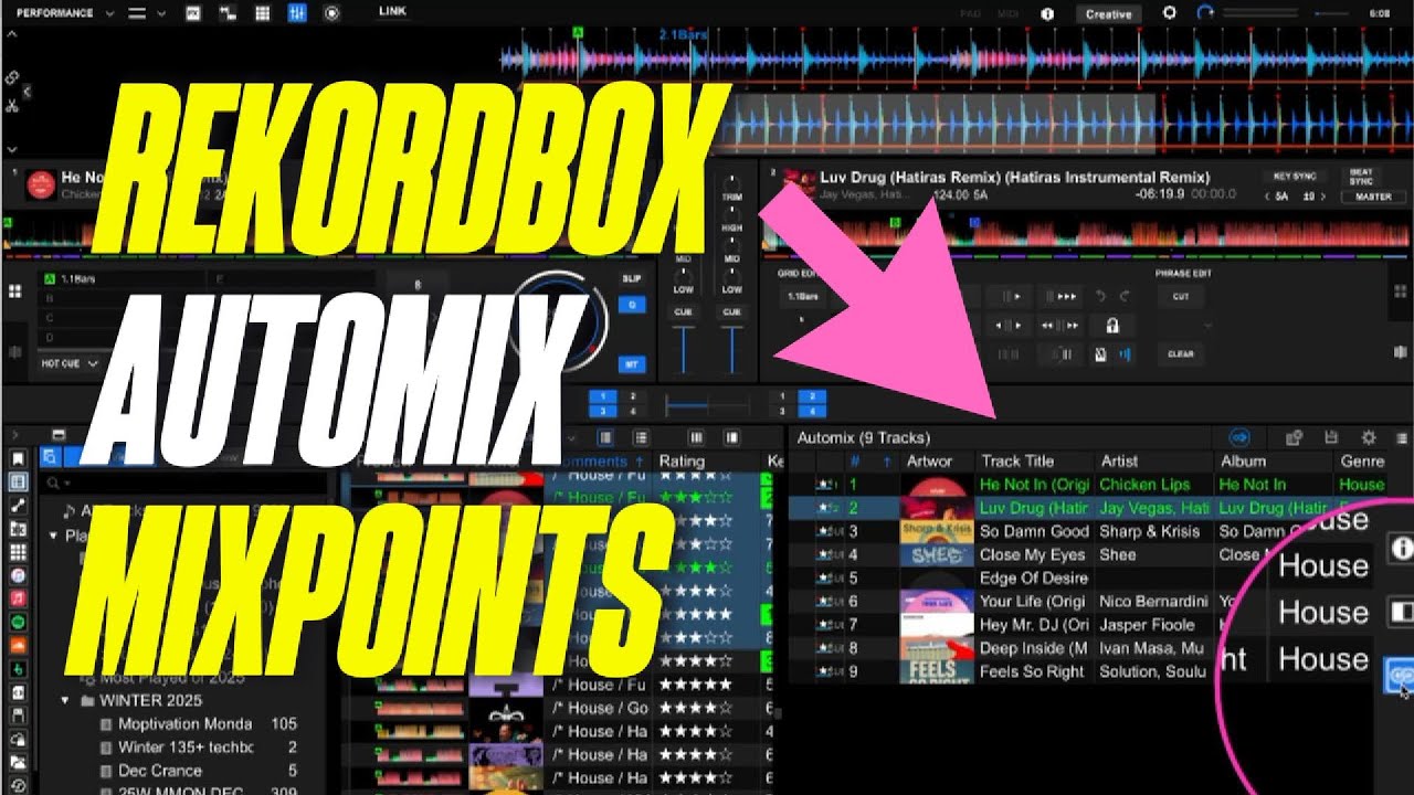 Rekordbox Automix Explained – Using Phrase Analysis to Control Mix Points