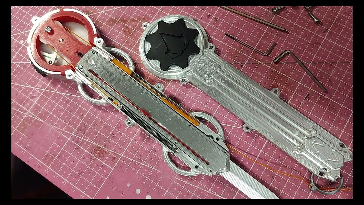3 mode Assasin's creed Mirage hidden blade v2 by ImDeePain deep explaination and assembly