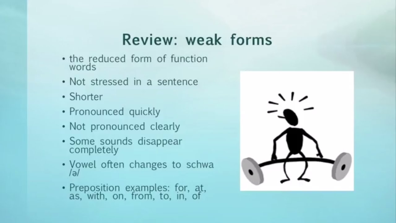 English Micro-Listening Lesson - Weak Forms of Prepositions