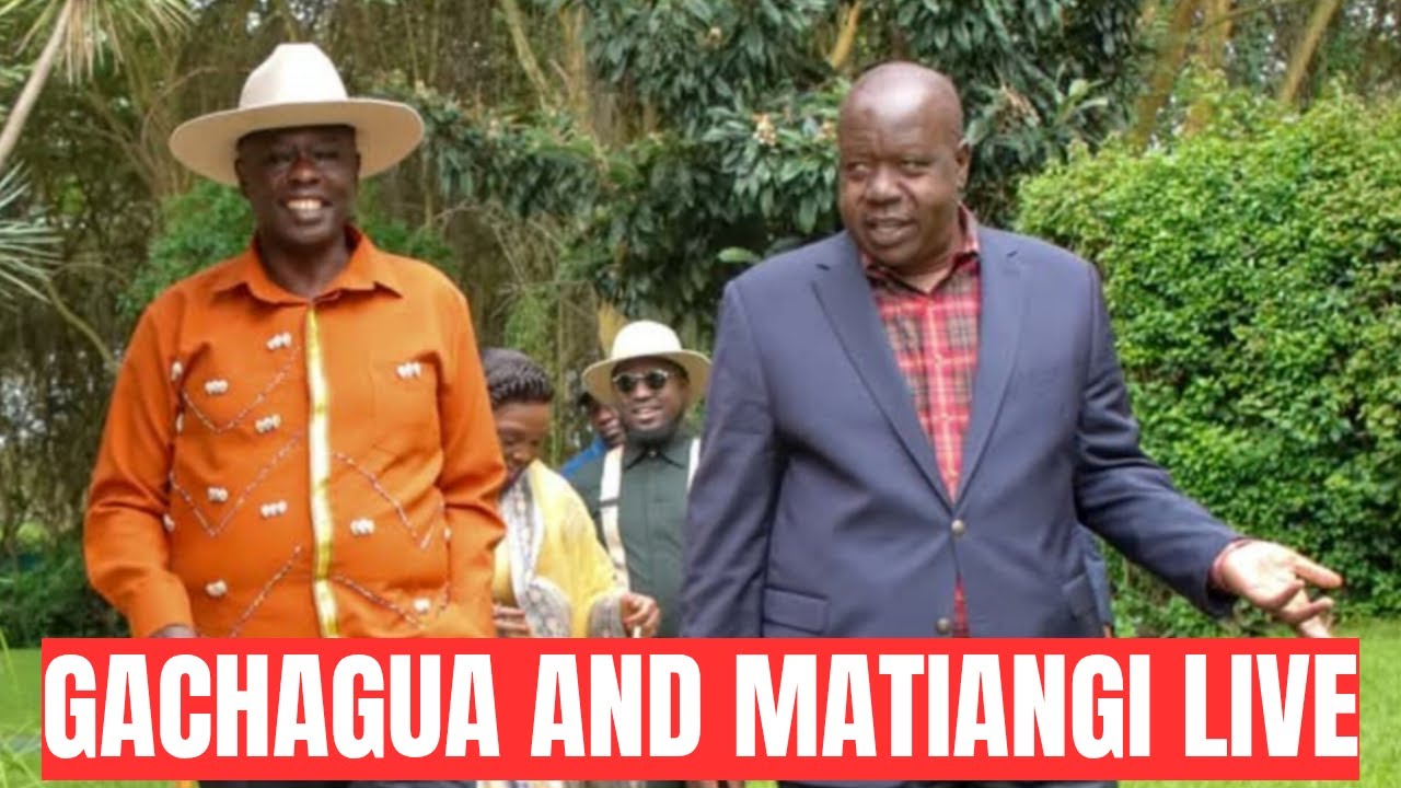 LIVE NOW, GACHAGUA AND MATIANGI STORM KIAMBU COUNTY