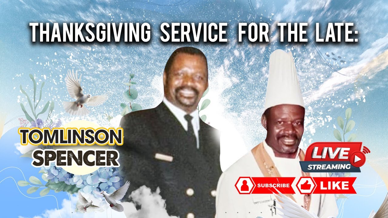 Thanksgiving Service for the life of:
Tomlinson Spencer
Sat, January 24th, 2026
📍 At The St. Marks