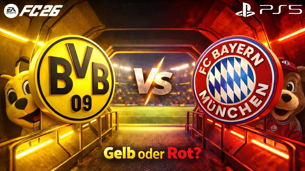 BVB vs FC Bayern – Der Klassiker 🔥 | FC 26 PS5 Simulation