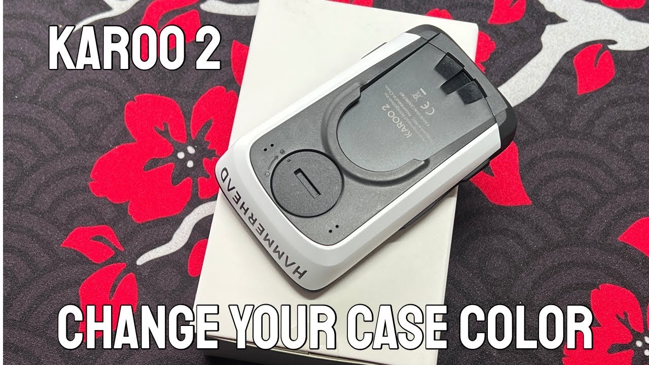 How to Change The Case Colour - Hammerhead Karoo 2