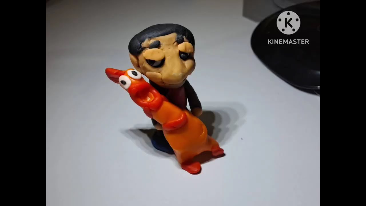Mr Bean Stop Motion Mr bean saves a rubber chicken cartoon for kids