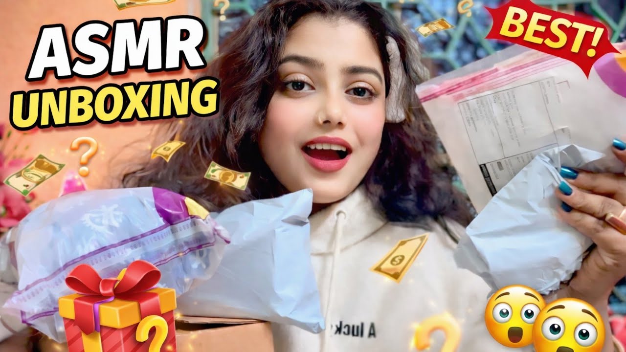ASMR Parcel Unboxing 😱❓