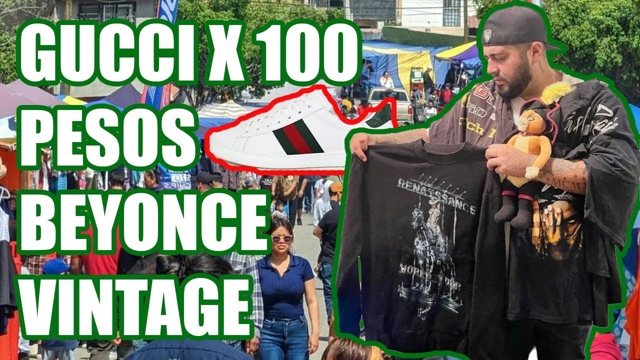 ENCONTRE GUCCI EN 100 PESOS EN EL TIANGUIS EN TIJUANA Y ROPA VINTAGE