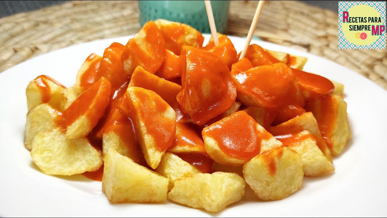 Patatas Bravas, Receta Tradicional, Salsa Casera paso a paso