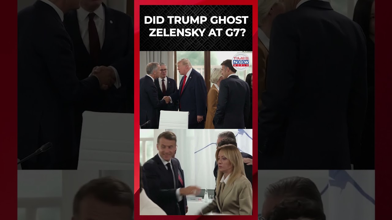 WATCH: Zelensky IGNORED By Trump At G7 France? | Times Now World