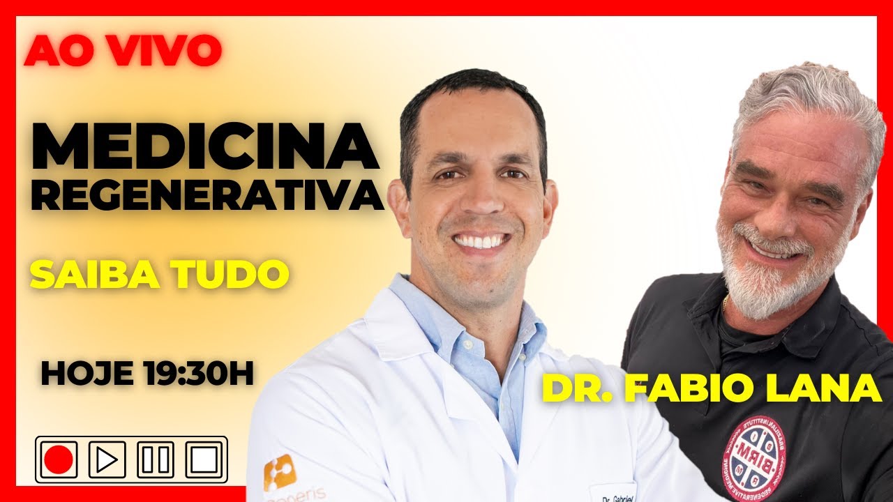 Medicina Regenerativa no tratamento da DOR - Live com Prof Fabio Lana