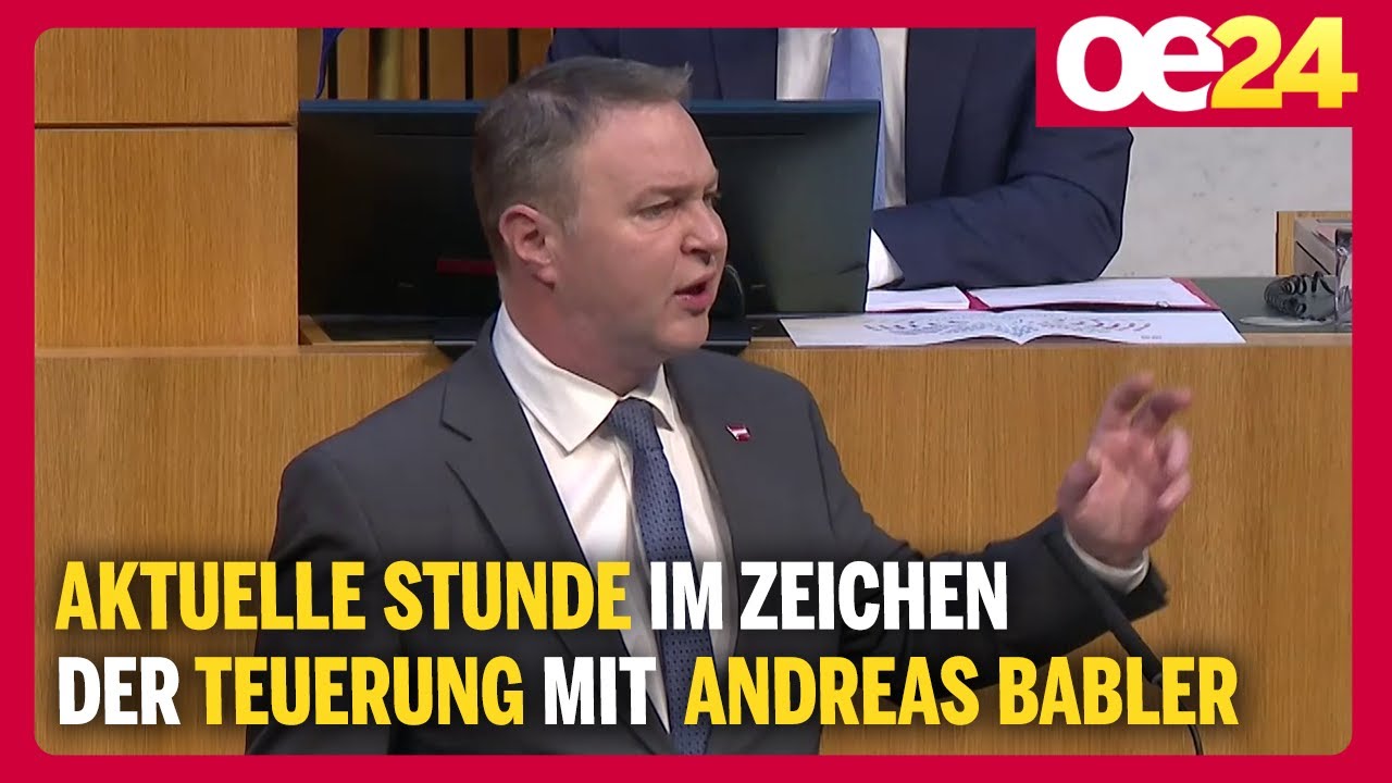 "Sie sehen, die Regierung arbeitet" | Aktuelle Stunde im Zeichen der Teuerung - Andreas Babler