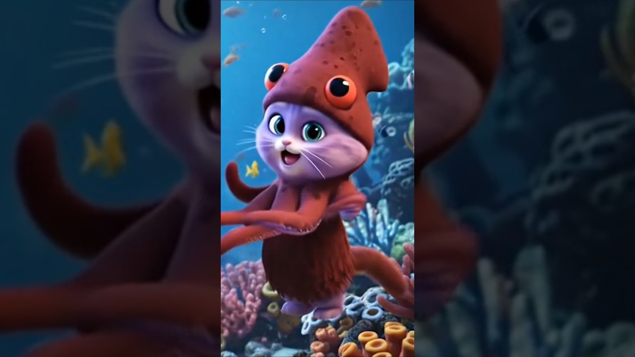 vampire squid cat dancing 