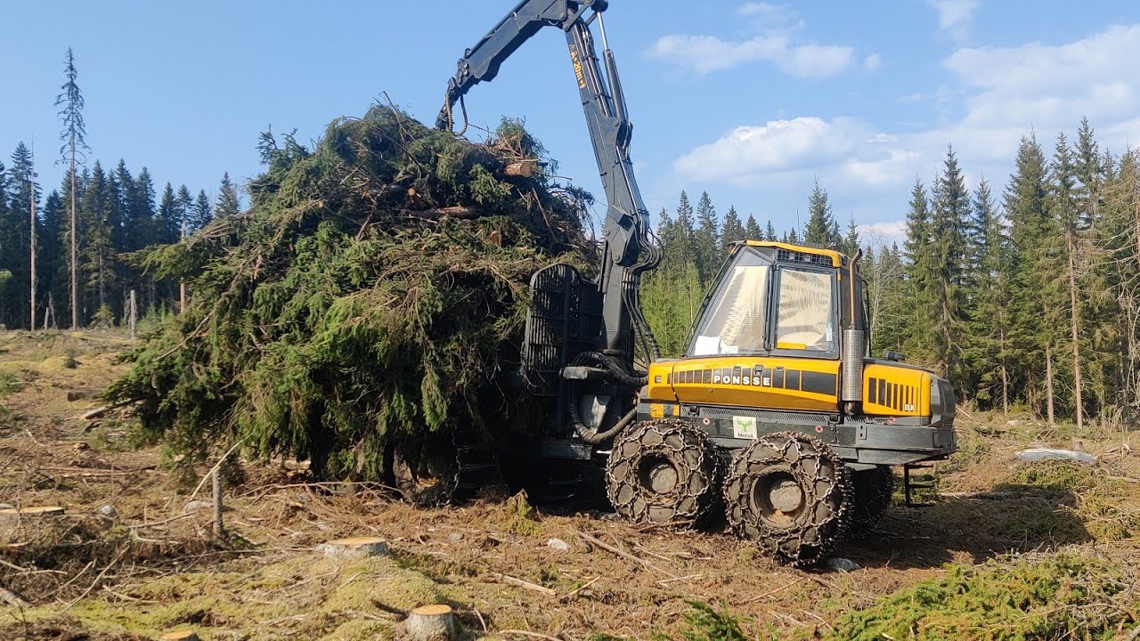 Risunajossa aivot pehmenee ja ajatus tökkii, Ponsse Elk