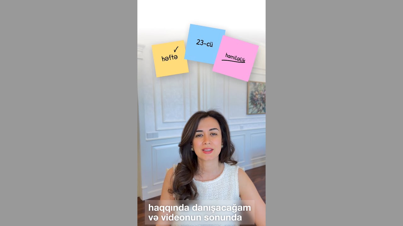 Hamiləliyin 23-cü həftəsi🕊️