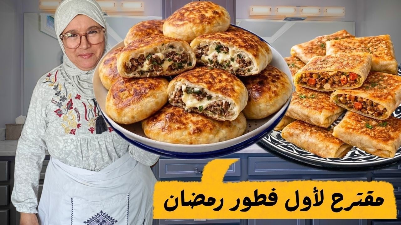 فكرتي في اول فطور لرمضان ؟؟🌙 هذا مقترح لك مسمن معمر فاخر شكلا ومذاقا 🤤