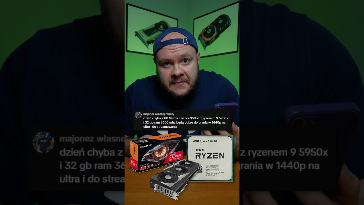 Majonez własnej roboty + RX 6950xt + Ryzen 9 5950x = idealny zestaw?😂
