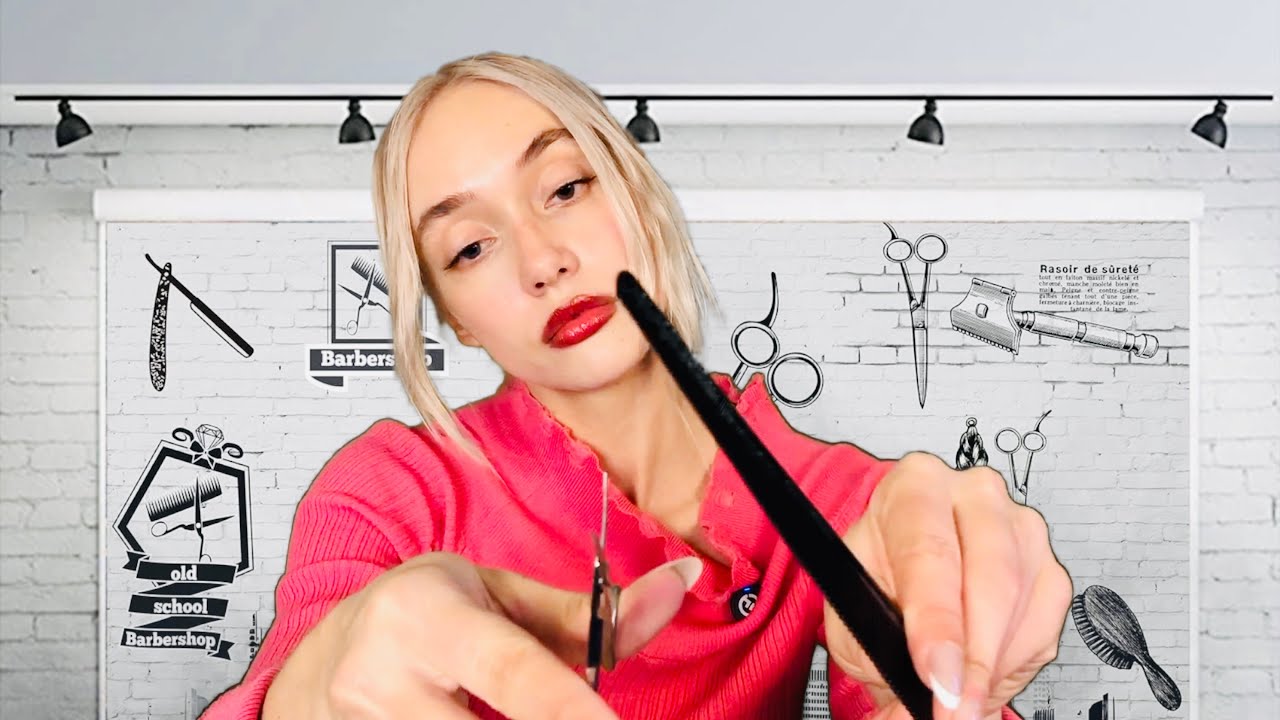 { ASMR } MENS HAIRCUT Roleplay