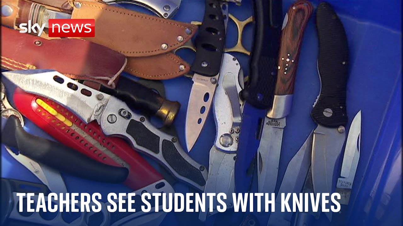 How common are knives in classrooms?