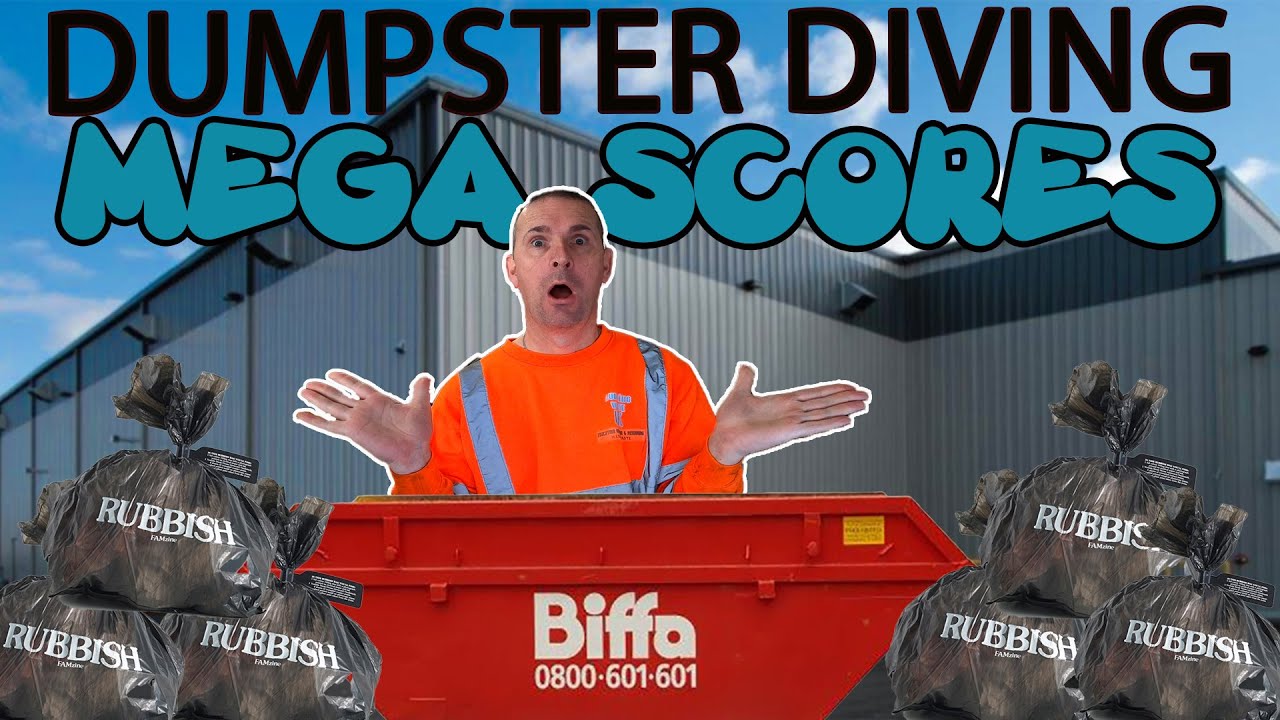 🤯I WENT DUMPSTER DIVING AT UK RETAIL PARKS YOU WONT BELIEVE WHAT I FIND!!!!!🤯