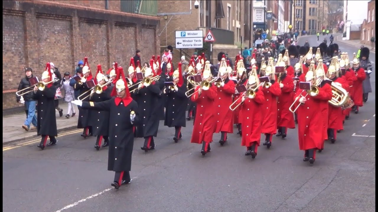 Changing the Guard at Windsor Castle - Saturday the 4th of January 2025