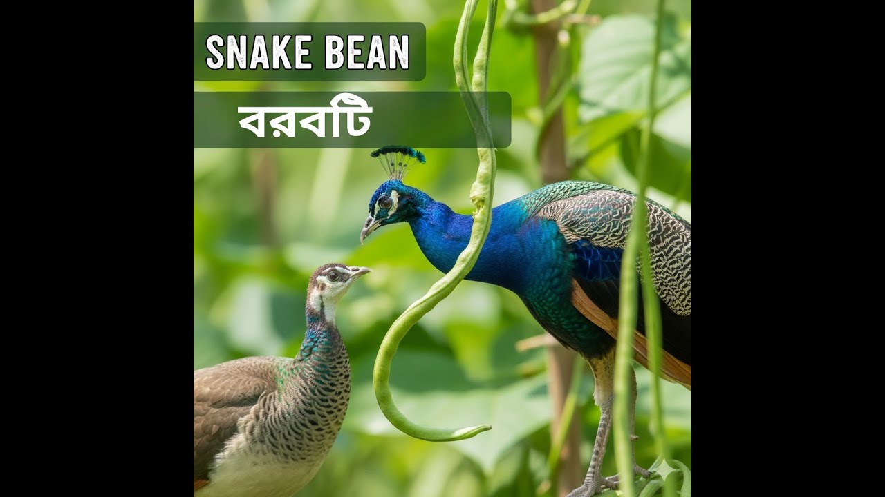 🦚 ময়ূরকে Snake Bean কীভাবে খাওাবেন? | Peacock Feeding Tips!