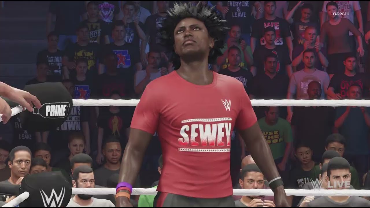 Ronaldo And speed In a tag team in 2K 25 WWE.