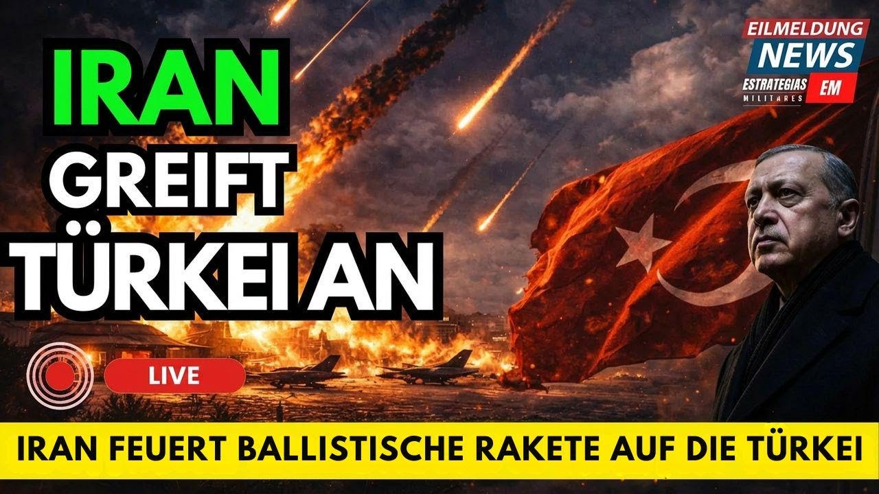🚨 Eilmeldung: Iran, Israel und Türkei unter Beschuss durch ballistische Raketen