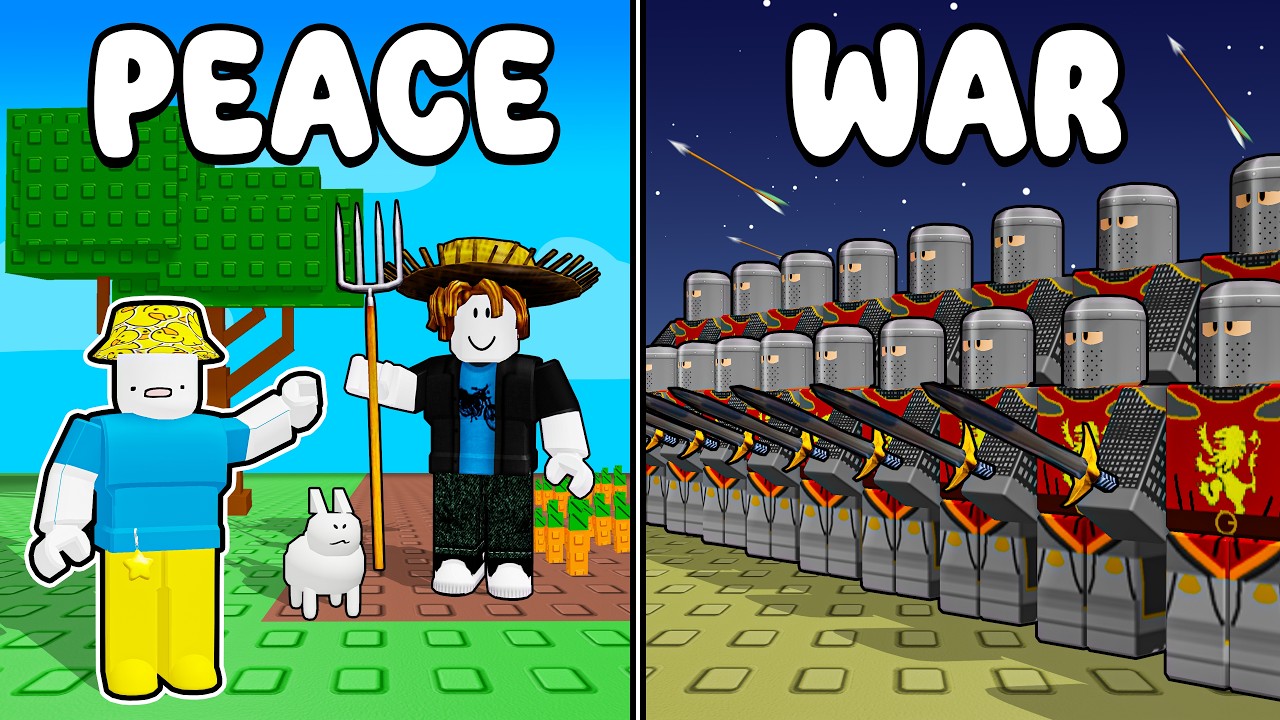Моделирование цивилизации в Roblox Tiny Empire...