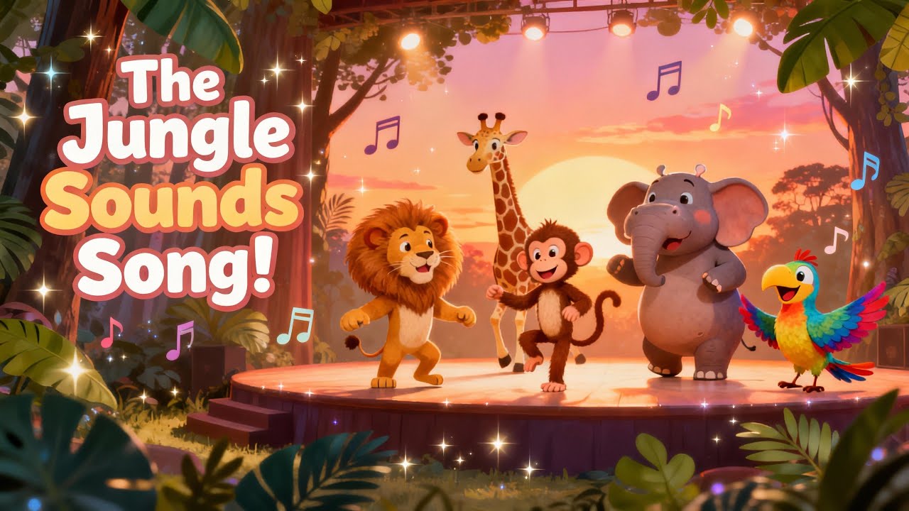 It’s a Party in the Forest! 🦁🎶 | Fun Animal Song for Kids | Enchanted Smile Official