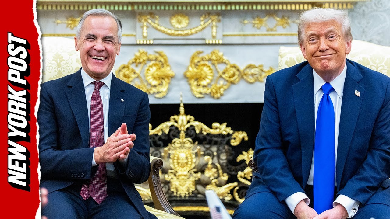 Трамп завершил пресс-конференцию смехом, вызвав истерику у премьер-министра Канады Марка Карни