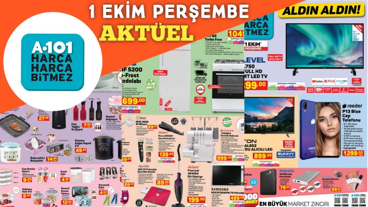 #A101 #EKİM #AKT&Uuml;EL #A101İNDİRİM #KATALOG #PERŞEMBE#1EKİMA101 #&Uuml;R&Uuml;N #MARKET #A101EKİM2020