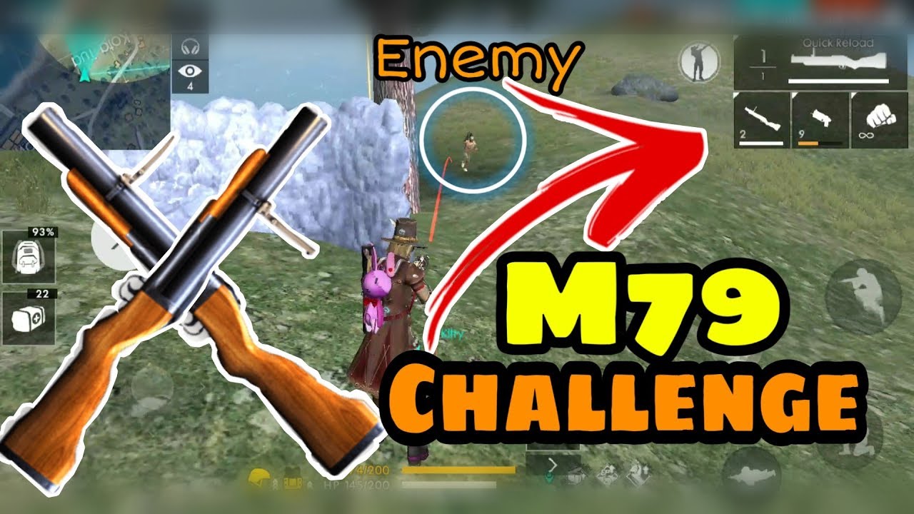 Only M79 Challenge || Grenade Luncher Challenge || Garena Free Fire