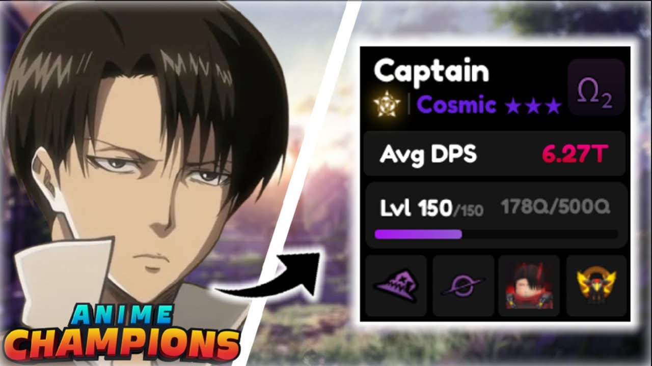 Maxing Out My new Godly Cosmic (Captain) Getting THE best combo in Anime Champions!