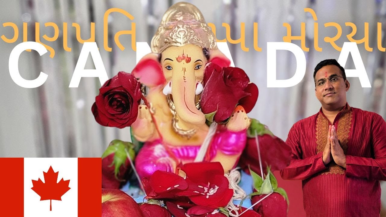 Ganpati Bappa Arrives at Our Canadian Home | Ganesh Chaturthi in Canada I Gujarati vlog