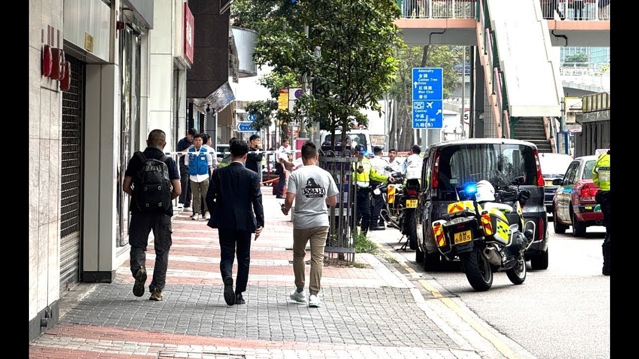 01直播LIVE｜2026-04-10　灣仔東亞銀行行劫案　警搜捕獨行賊　現場直擊最新情況｜01新聞｜突發｜行劫｜銀行
