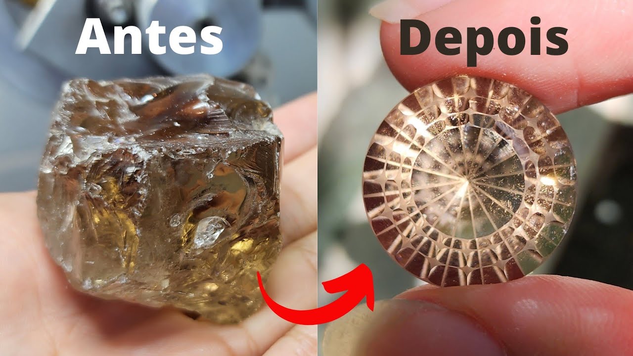INCRÍVEL A TRANSFORMACÃO DESSA PEDRA de cristal