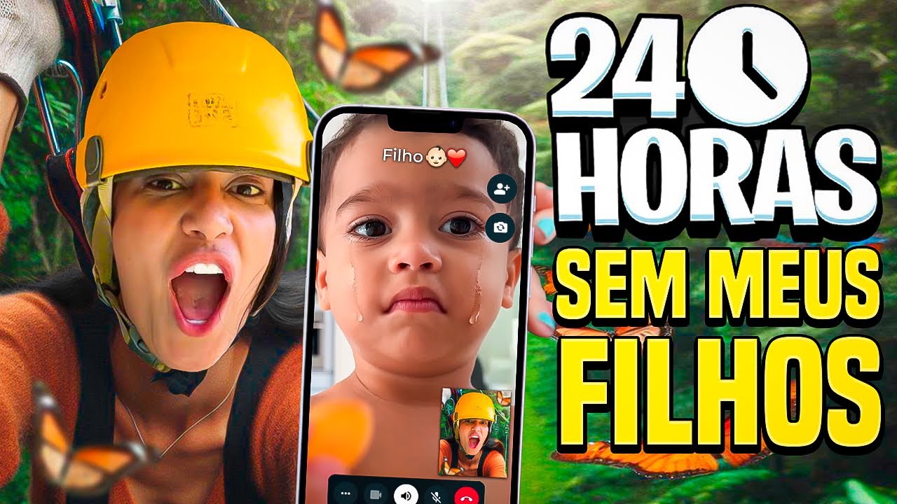 ABANDONEI MEUS FILHOS 24 HORAS E FUI PRA OUTRA CIDADE!!! 😱⏰ *OLHA ISSO*
