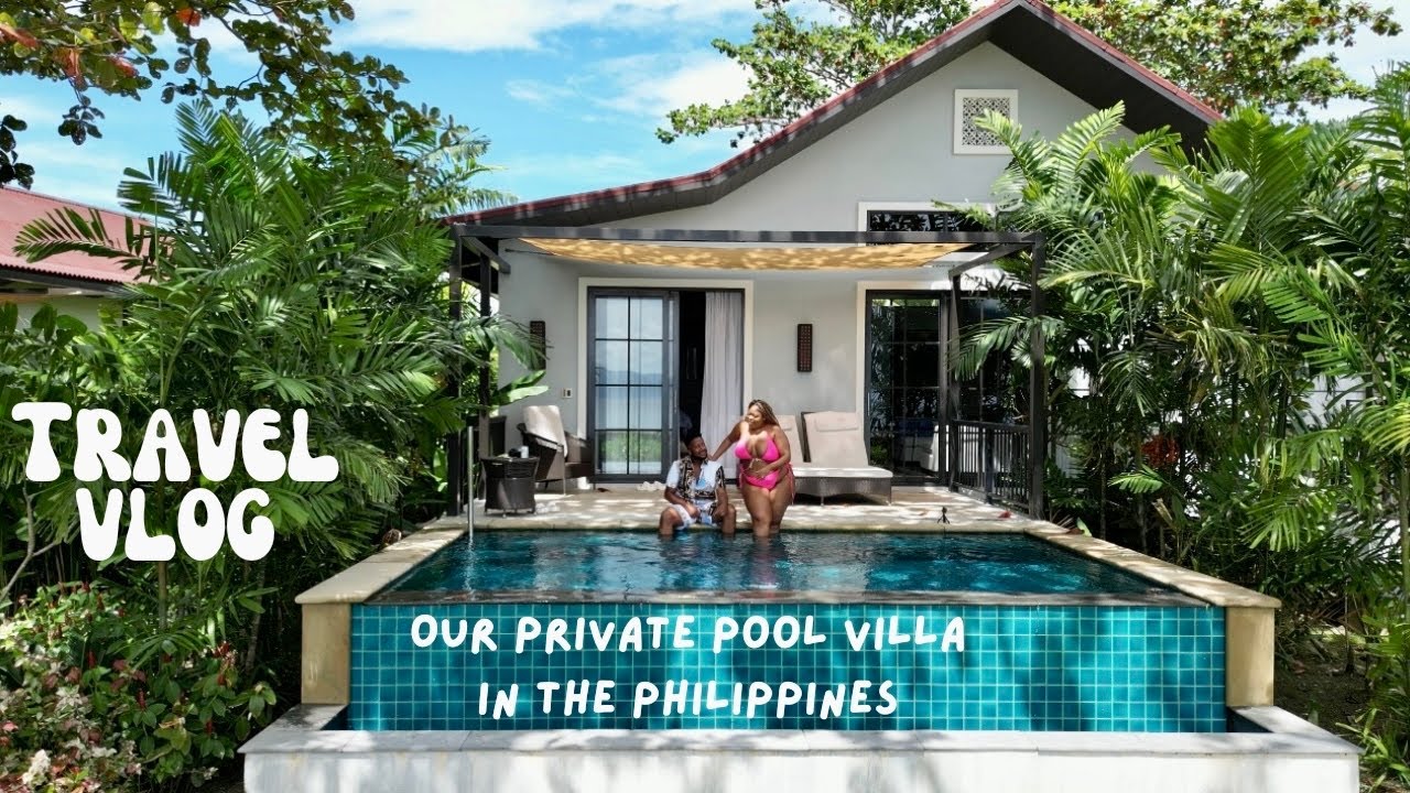 Let's Take You Through Our Private Pool Villa In The Philippines | Travel Vlog | Room Tour | Dusit