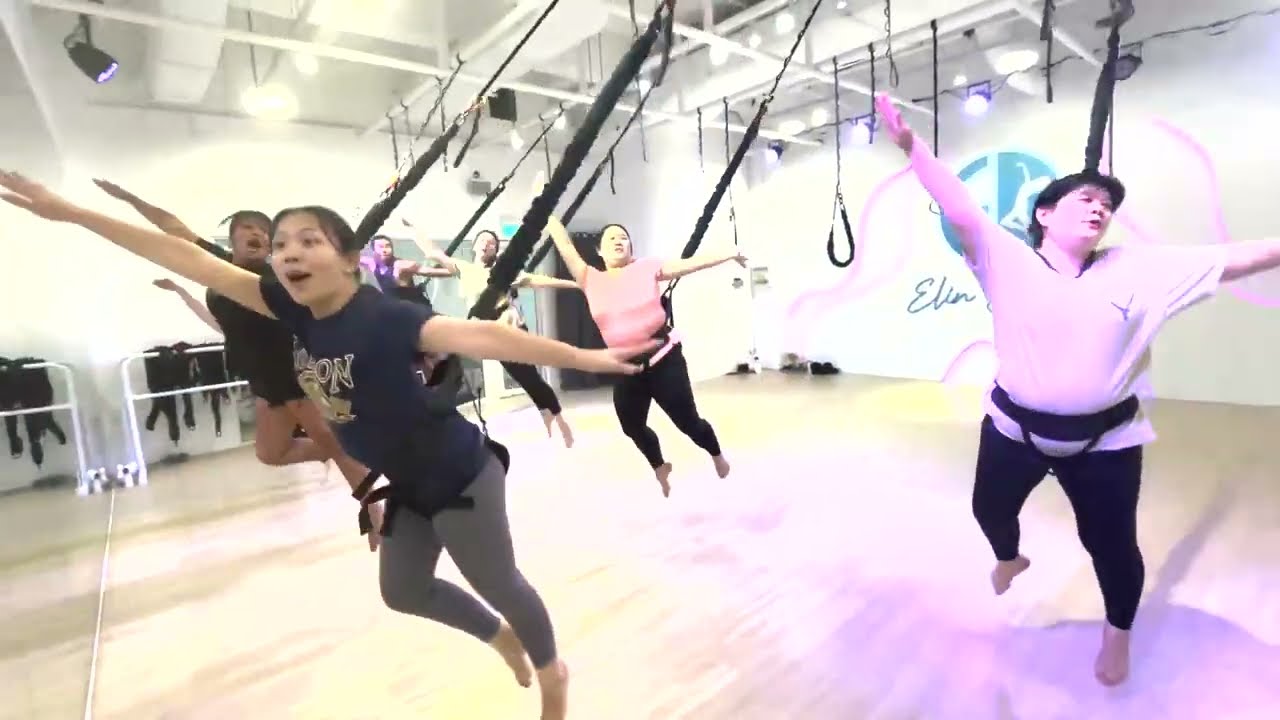 Bungee Workout / Fitness Class Session | Elin Dance Studio