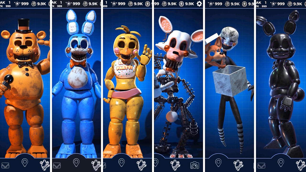 FNAF AR Sinister Toy Animatronics Workshop Animations